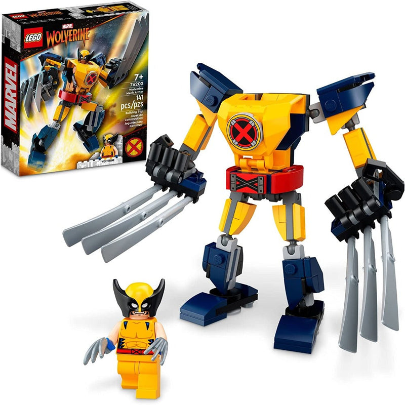 LEGO 76202 Marvel Super Heroes Wolverine Mech Armor -141 Pieces
