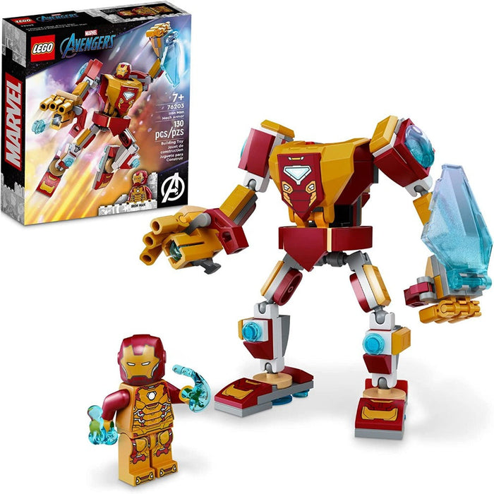 LEGO 76203 Marvel Super Heroes Iron Man Mech Armor -130 Pieces-Construction-LEGO-Toycra