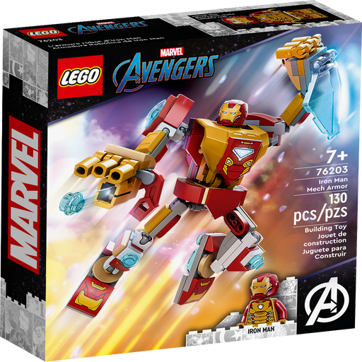 LEGO 76203 Marvel Super Heroes Iron Man Mech Armor -130 Pieces-Construction-LEGO-Toycra