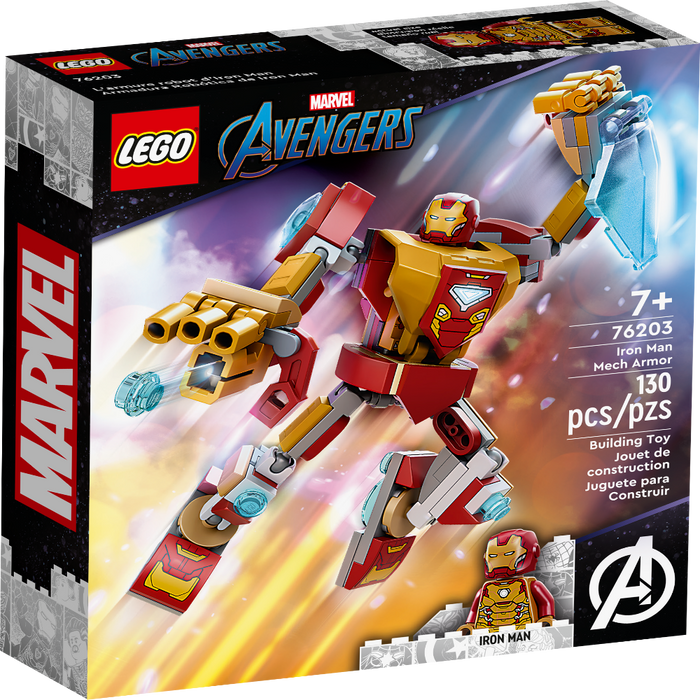 LEGO 76203 Marvel Super Heroes Iron Man Mech Armor -130 Pieces-Construction-LEGO-Toycra