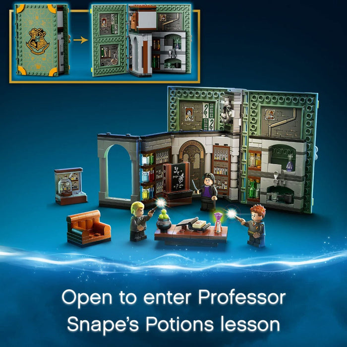 LEGO Harry Potter Hogwarts Moment: Potions Class 76383 Brick-Built Playset  with Professor Snape's Potions Class, New 2021 (270 Pieces)