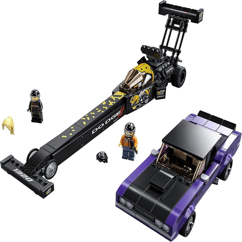 LEGO 76904 Speed Champions Mopar Dodge//SRT Top Fuel Dragster and 1970 Dodge Challenger T/A