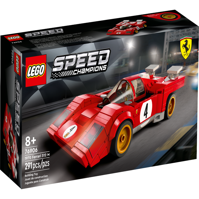 LEGO 76906 Speed Champions 1970 Ferrari 512 M -291 Pieces