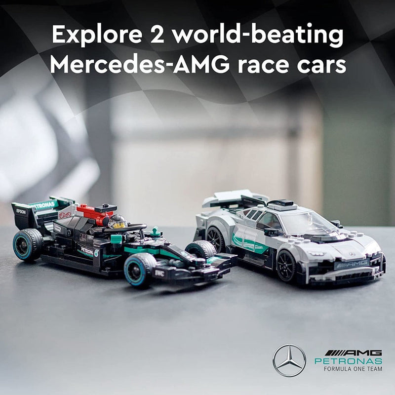 LEGO 76909 Speed Champions Mercedes-AMG F1 W12 E Performance & Mercedes-AMG Project One -564 Pieces