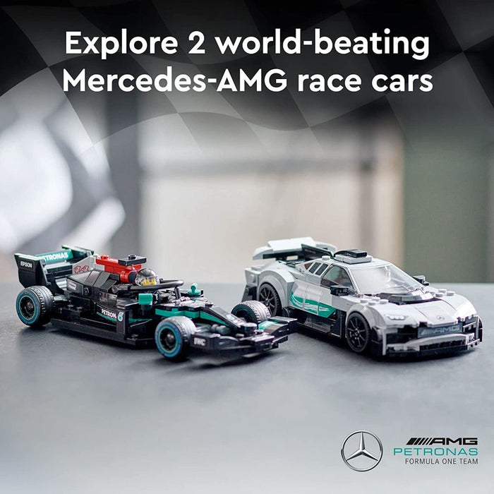 LEGO 76909 Speed Champions Mercedes-AMG F1 W12 E Performance & Mercedes-AMG Project One -564 Pieces-Construction-LEGO-Toycra