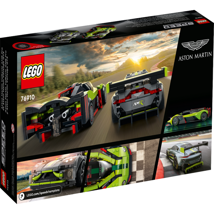 LEGO 76910 Speed Champions Aston Martin Valkyrie AMR Pro and Aston Martin Vantage GT3 -592 Pieces-Construction-LEGO-Toycra