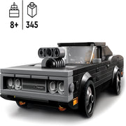 LEGO 76912 Speed Champions Fast & Furious 1970 Dodge Charger R/T - 345 Pieces