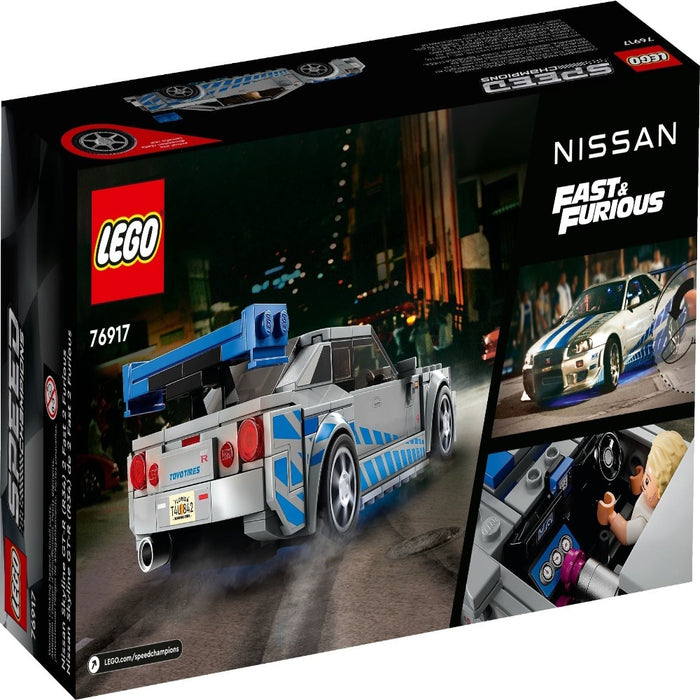 LEGO 76917 Speed Champions Fast 2 Furious Nissan Skyline GT-R (R3-Construction-LEGO-Toycra