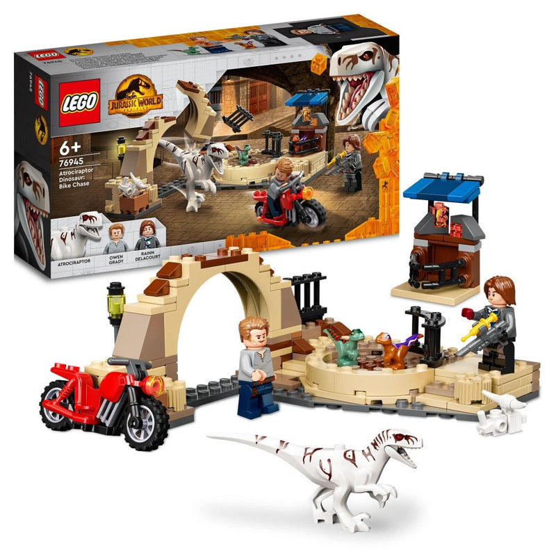 LEGO 76945 Jurassic World Atrociraptor Dinosaur Bike Chase