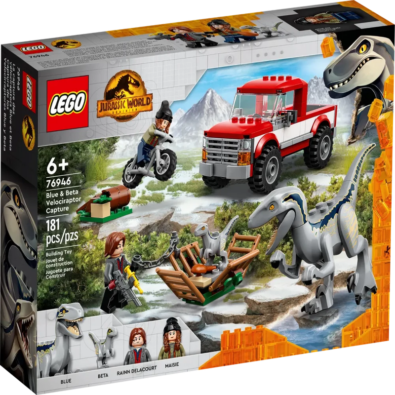 LEGO 76946 Jurassic World Blue & Beta Velociraptor Capture-Construction-LEGO-Toycra