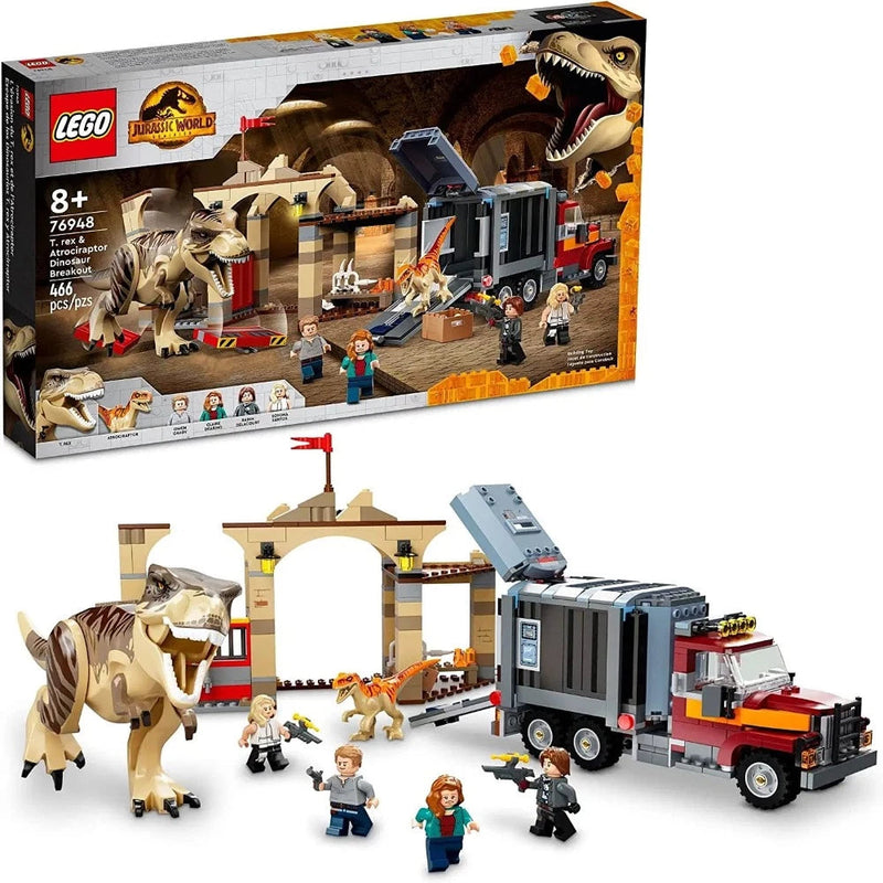 LEGO 76948 Jurassic World T.rex & Atrociraptor Dinosaur Breakout
