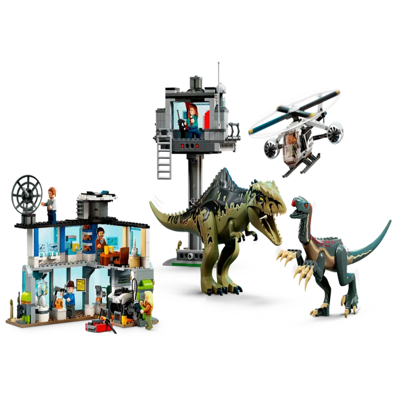 LEGO 76949 Jurassic World Giganotosaurus & Therizinosaurus Attack
