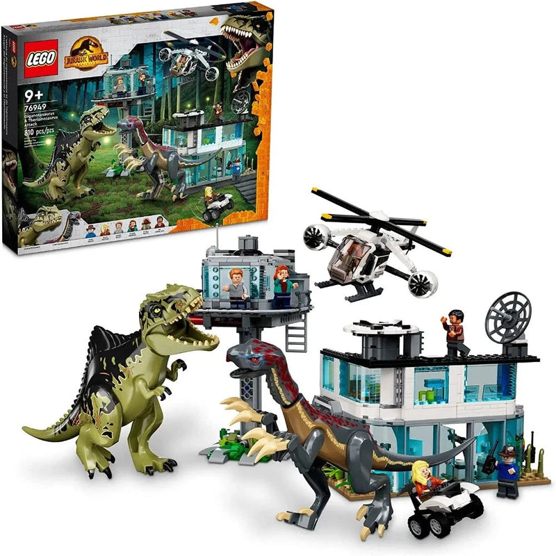LEGO 76949 Jurassic World Giganotosaurus & Therizinosaurus Attack