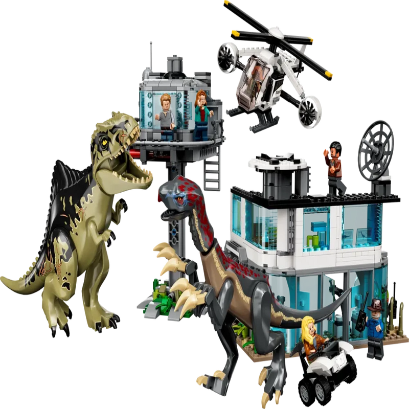 LEGO 76949 Jurassic World Giganotosaurus & Therizinosaurus Attack