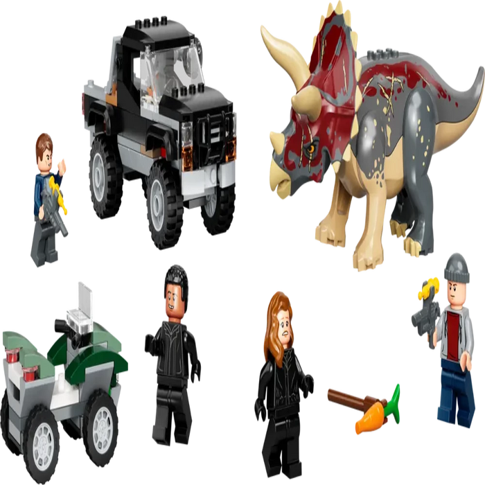 LEGO 76950 Jurassic World Triceratops Pickup Truck Ambush-Construction-LEGO-Toycra