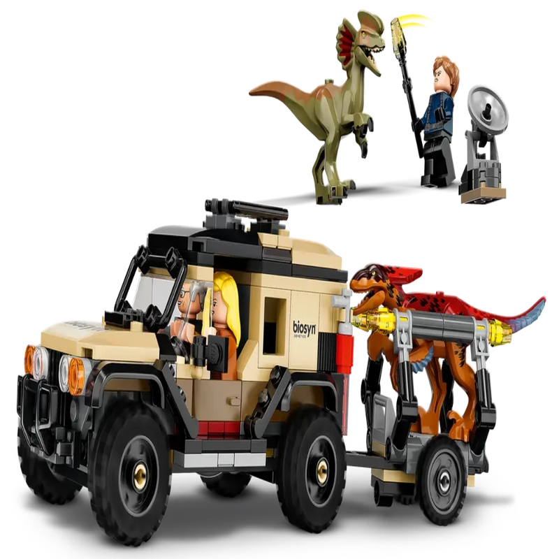 LEGO 76951 Jurassic World Pyroraptor & Dilophosaurus Transport