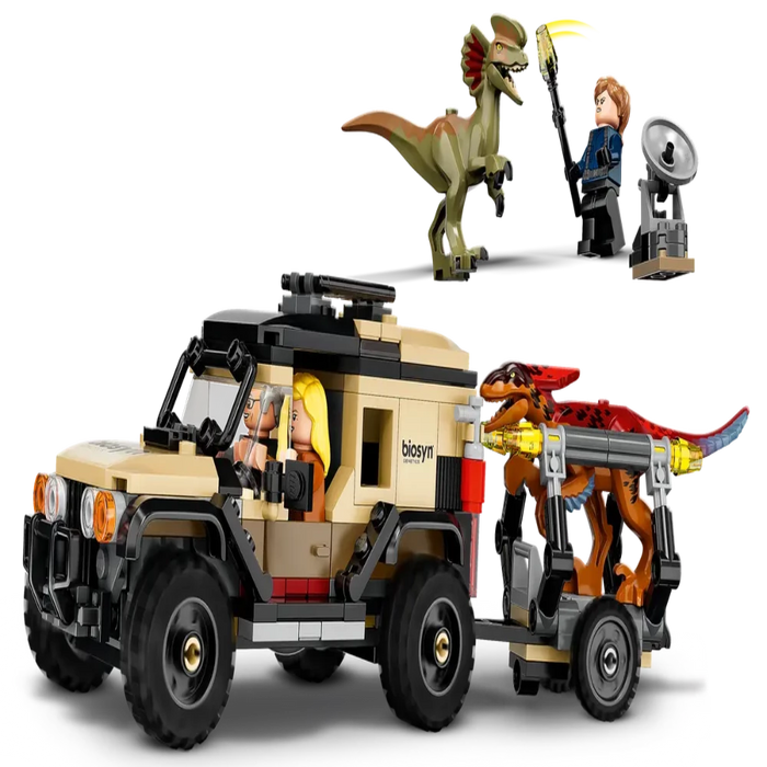 Lego Jurasic World Le Transport Du Pyroraptor & Du Dilophosaurus - 76951