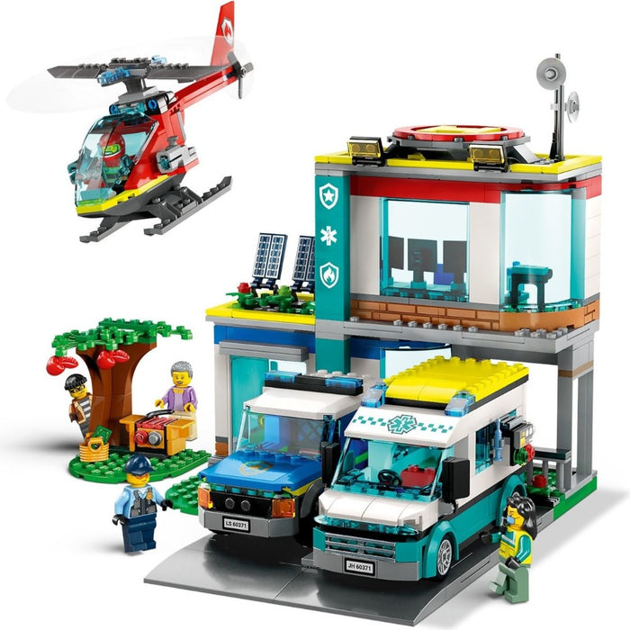 LEGO City 60371 Emergency Vehicles HQ-Construction-LEGO-Toycra