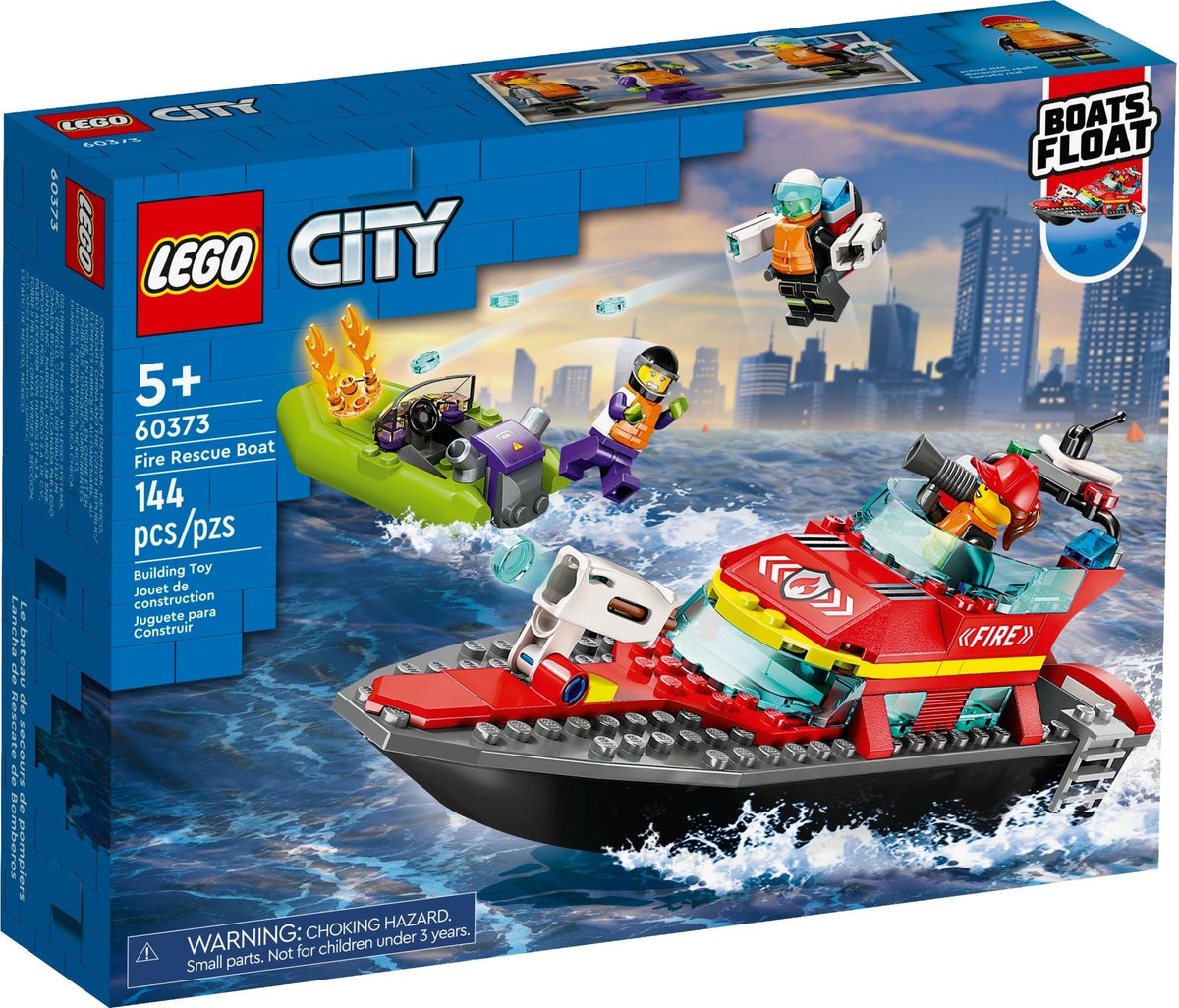 LEGO City 60373 Fire Rescue Boat — Toycra