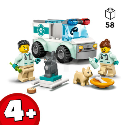 LEGO City 60382 Vet Van Rescue-Construction-LEGO-Toycra