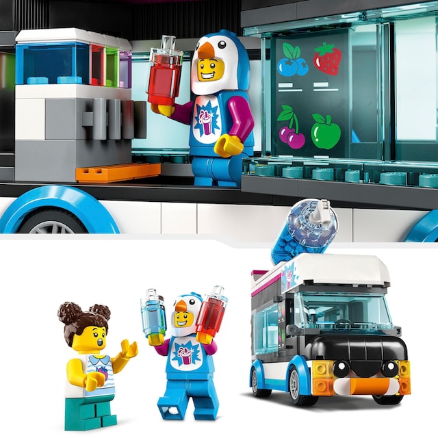 LEGO City 60384 Penguin Slushy Van