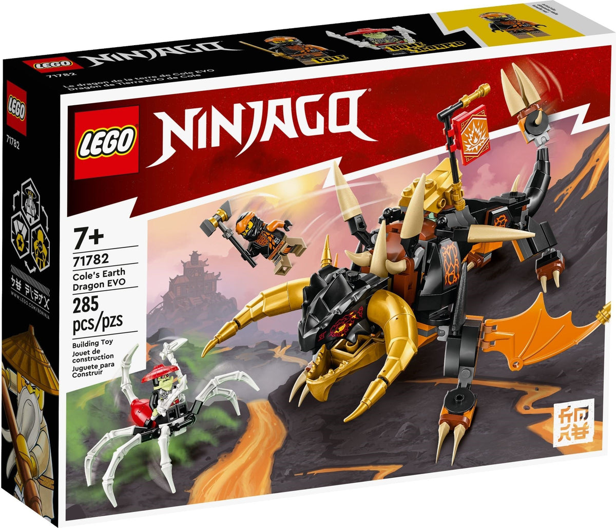 Cole Ninjago Kai Season LEGO Ninjago 71782 Cole's Earth Dragon