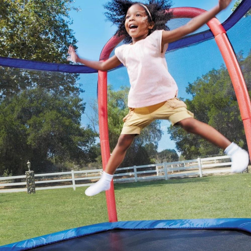 Little Tikes 7' Climb 'n Slide Trampoline