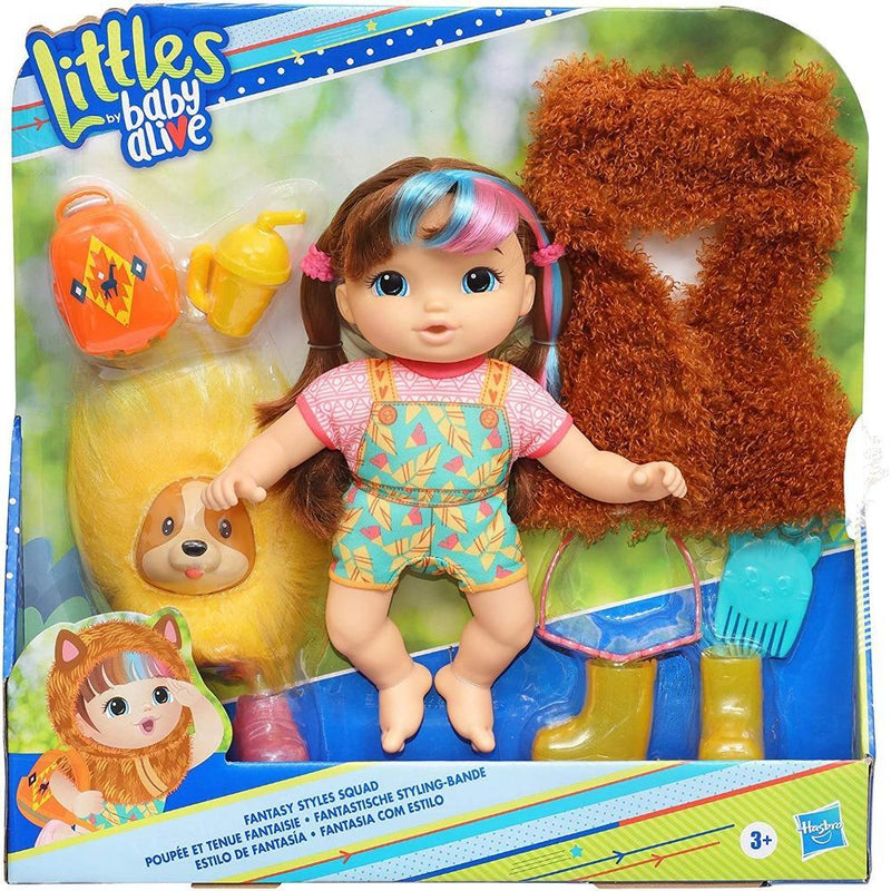 Littles by Baby Alive, Fantasy Styles Squad Doll- Little Harlyn