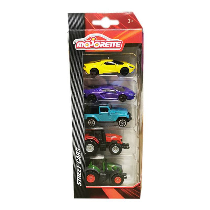 Set *5 Car Models - Street Cars, Majorette Scale 1:64