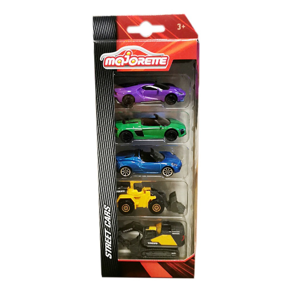 Majorette 5 Piece Street Cars Set — Toycra