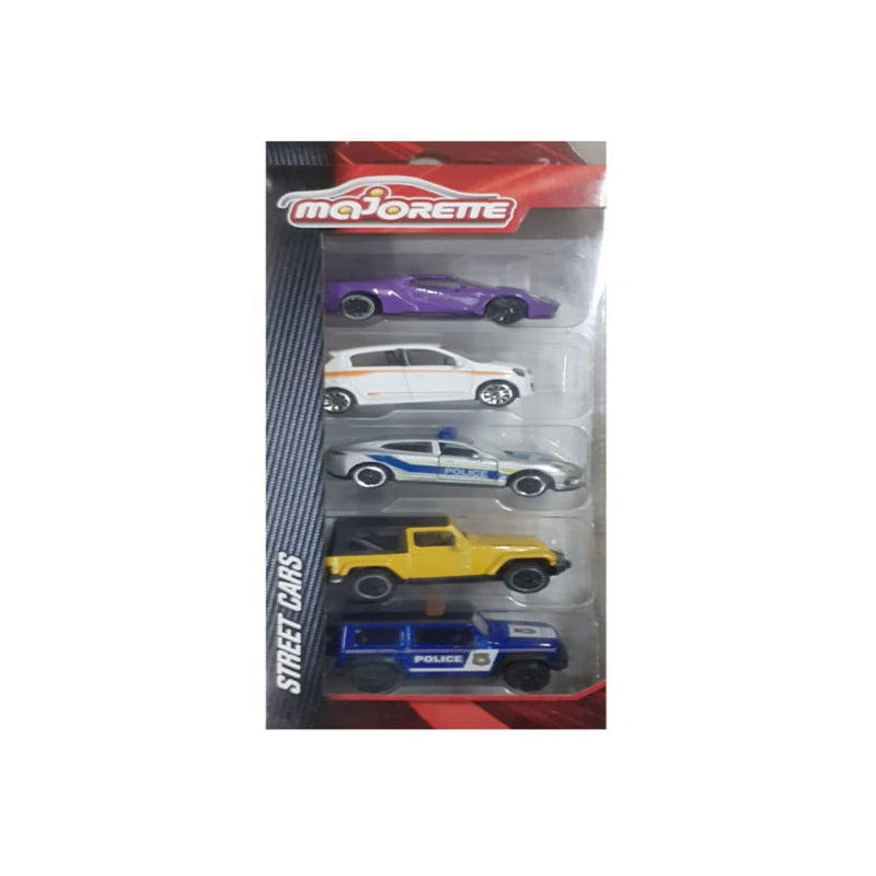Majorette 5 Piece Street Cars Set