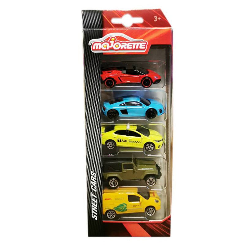 Majorette 5 Piece Street Cars Set