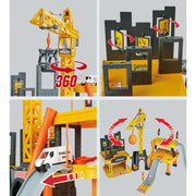 Majorette Creatix Construction Playset + 5 Volvo vehicles