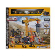 Majorette Creatix Construction Playset + 5 Volvo vehicles