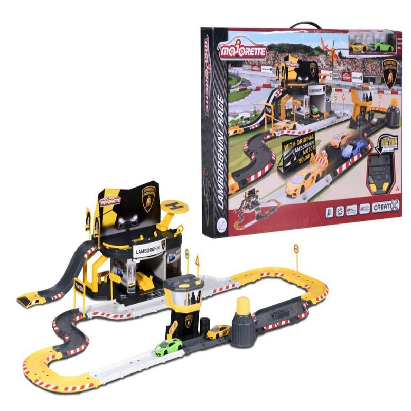 Majorette Creatix Lamborghini Race + 5 Cars