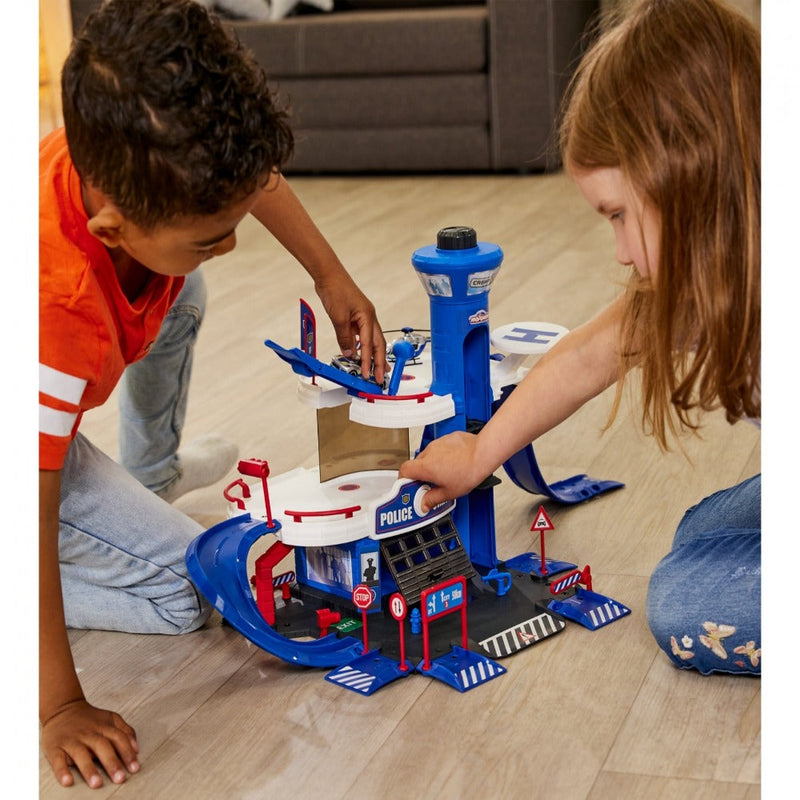 Majorette Creatix Police Station + 1 Vehicles