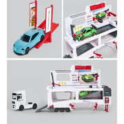 Majorette MAN TGX Truck Porsche Experience+ 2 cars