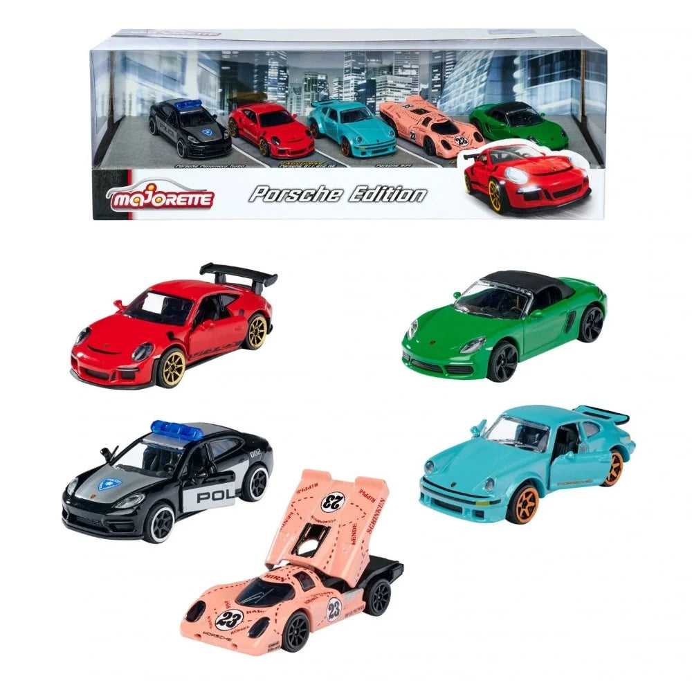 Majorette Porsche Edition 5 Pieces Giftpack