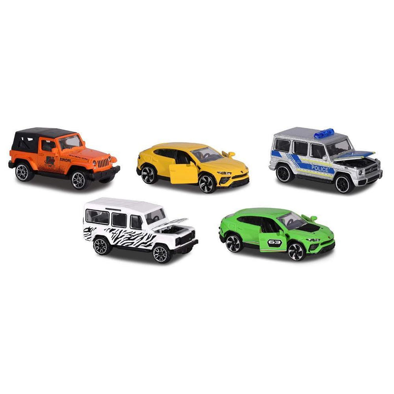 Majorette SUV 5 Pieces Cars Giftpack