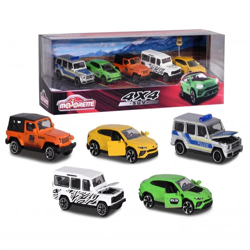 Majorette SUV 5 Pieces Cars Giftpack