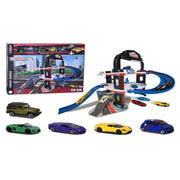Majorette Urban Garage + 5 Cars
