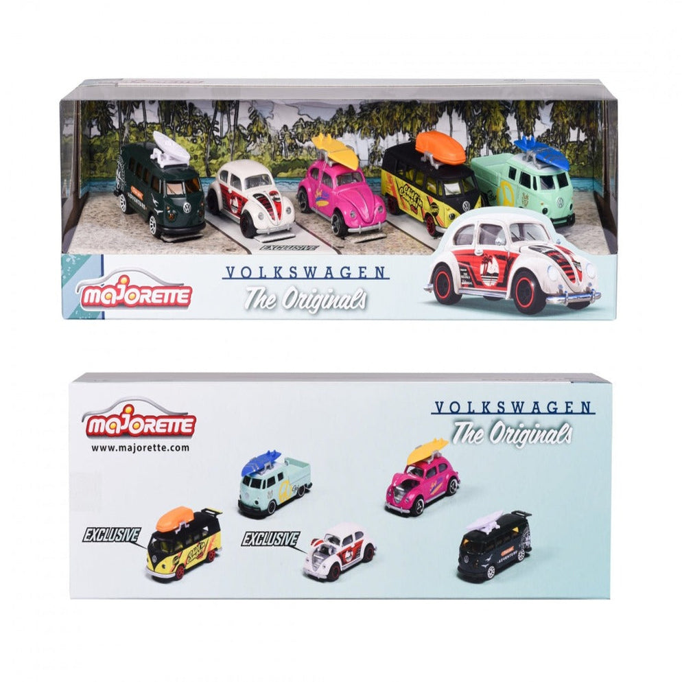 Majorette VW The Originals 5 Pieces Pack — Toycra