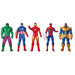 Marvel Action Figure 5-Pack, 6-inch Figures, Iron Man, Spider-Man, Captain America, Hulk, Thanos-Action & Toy Figures-Hasbro-Toycra