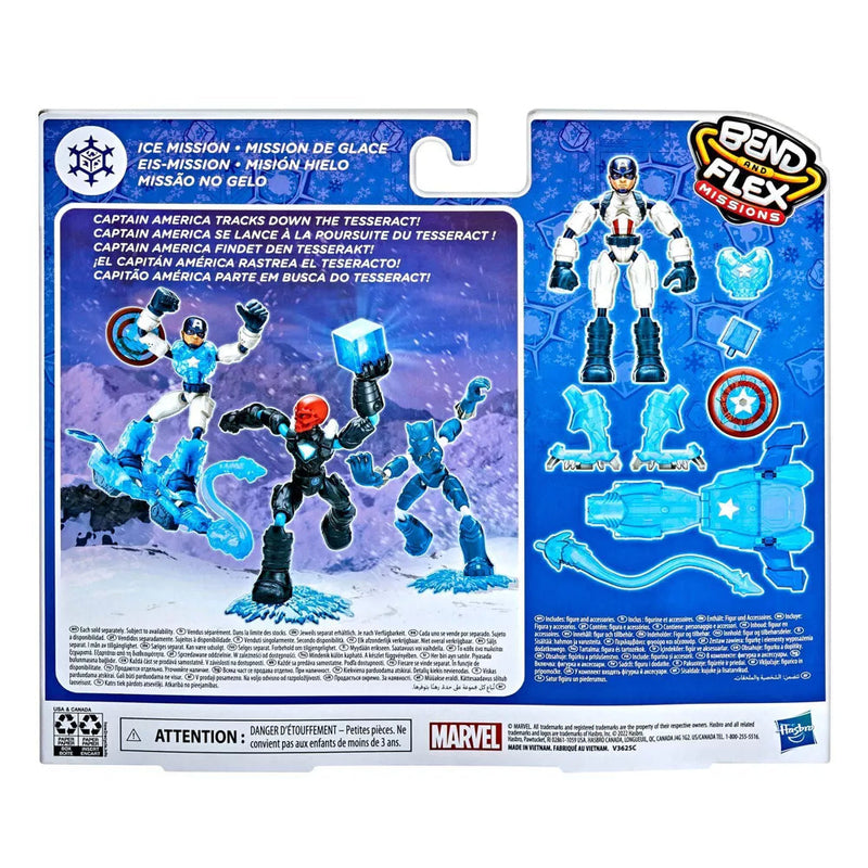 Marvel Avengers Bend and Flex Missions Captain America Ice Mission