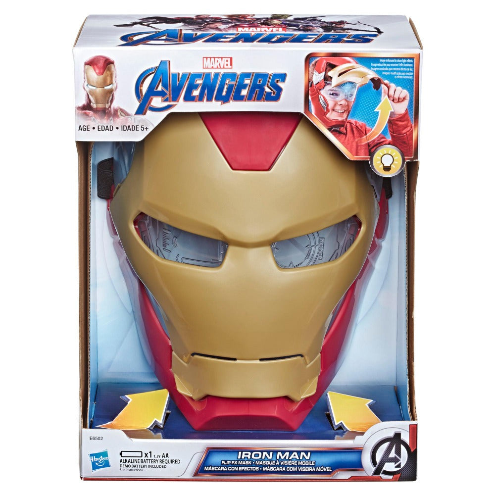 Marvel Avengers Iron Man Flip FX Mask1