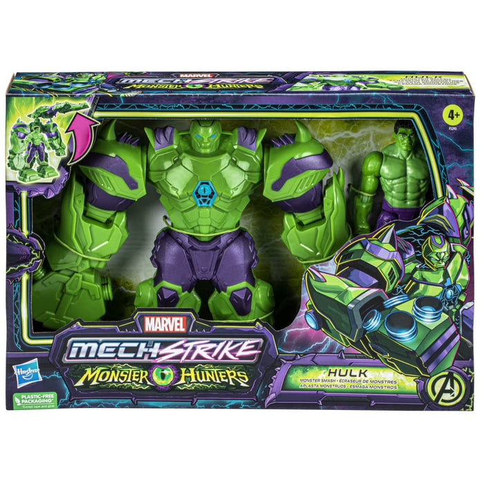 Marvel Avengers Mech Strike Monster Hunters Monster Smash Hulk-Action & Toy Figures-Marvel-Toycra