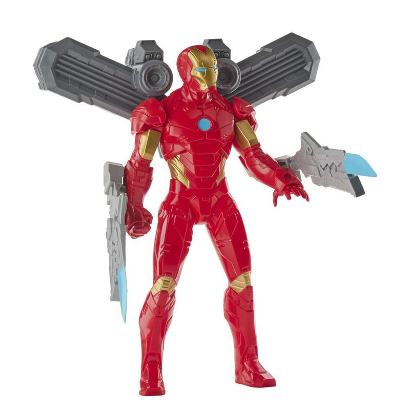 Marvel Avengers Olympus Series Iron Man Action Figure, 9.5-Inch Scale Action Figure Toy, Includes 3 Premium Accessories