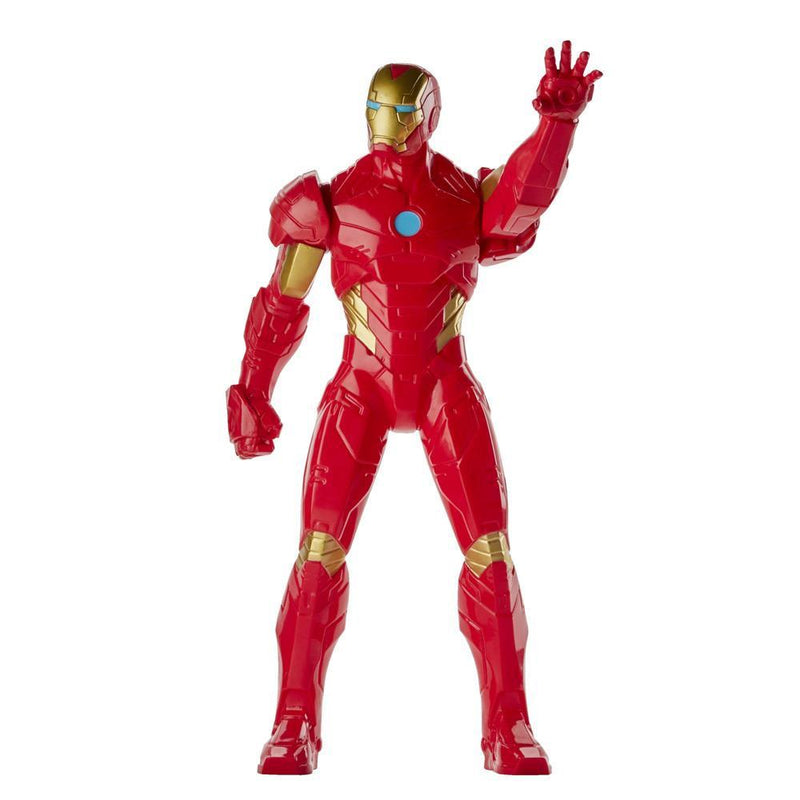 Marvel Avengers Olympus Series Iron Man Action Figure, 9.5-Inch Scale Action Figure Toy, Includes 3 Premium Accessories