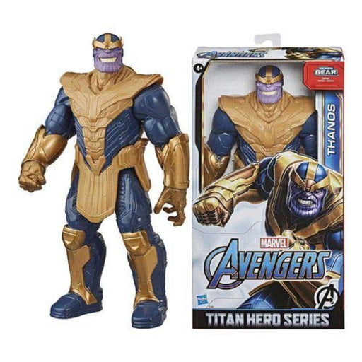 Marvel Avengers Titan Hero Series Blast Gear Deluxe Thanos Action Figure, 12-Inch-Action & Toy Figures-Marvel-Toycra