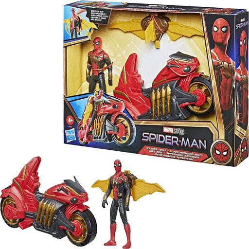 Marvel Spider-Man Jet Web Cycle Vehicle Figure-Action & Toy Figures-Marvel-Toycra
